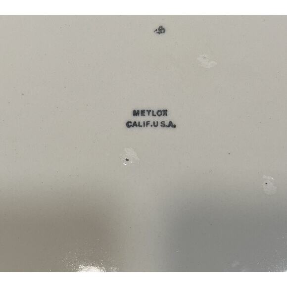 Metlox Poppytrail Vernon Quail Ridge 14” Oval Serving Platter - Picture 5 of 5